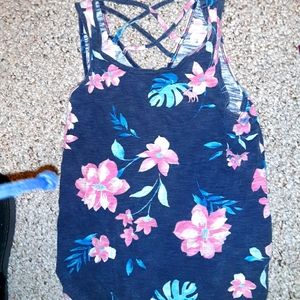 Cute Abercrombie kids floral tank top❤4/20